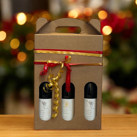Gaveæske 3 flasker Campivini Økologisk vin Limited Edition