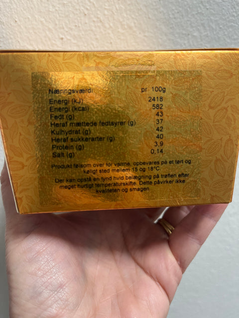 Chokoladetrøfler Orange 100 g.