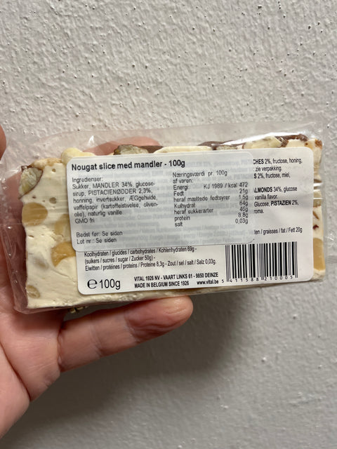 Nougat Slice: Mandel & Pistacie