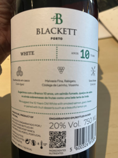 Blackett Portvin 10 års White