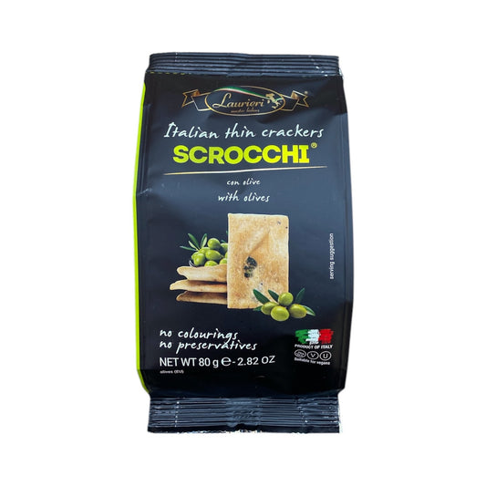 Laurieri Scrocchi Kiks med oliven