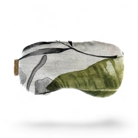 Yogapude til øjne - grønne blade