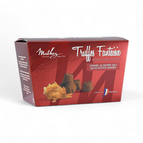 Chokoladetrøfler Karamel og salt 100 g.