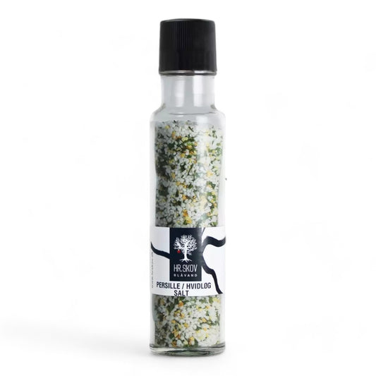 Persille/Hvidløg salt med kværn