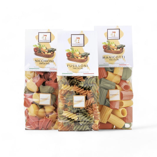Pasta Tricolori - Farverig Italiensk Pasta (500g)