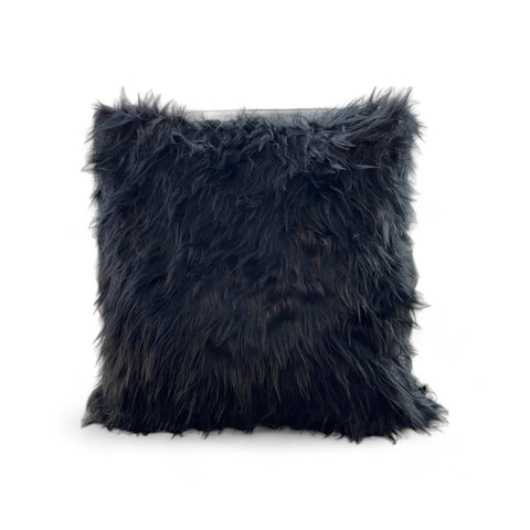 Pyntepude 50x50 cm - Plys med Fyld af Andefjer